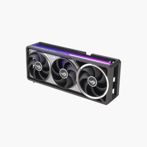 ASUS ROG Astral GeForce RTX 5080 OC front and lighting view