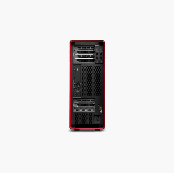 Lenovo ThinkStation P8 workstation - rear ports view